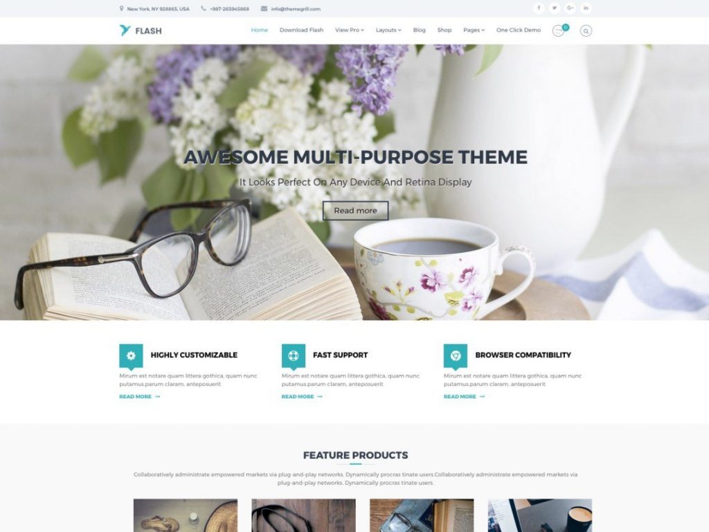 Flash - Temi free dal WordPress Repository